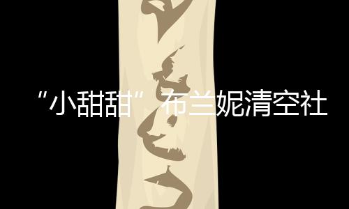 布 不布婚小讯刚宣兰妮甜甜久前清空社交账户